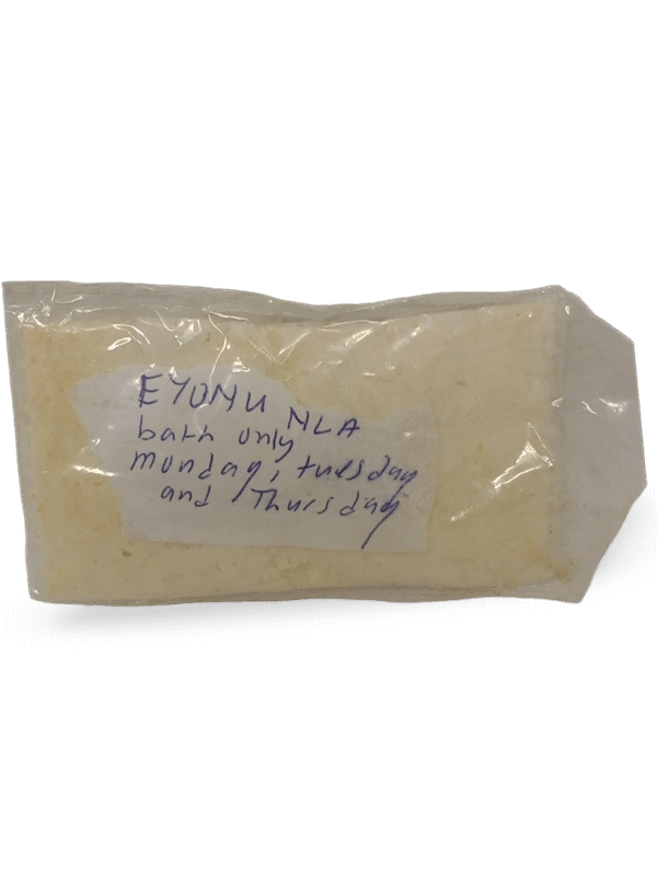 A cleansing soap made to wash away spiritual blockages and attract divine and human favor. Use daily while praying for open doors and positive outcomes.