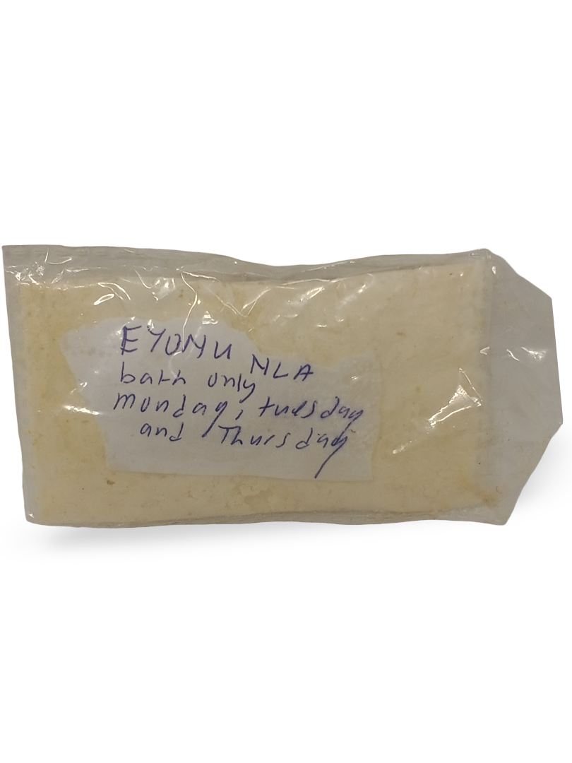 A cleansing soap made to wash away spiritual blockages and attract divine and human favor. Use daily while praying for open doors and positive outcomes.